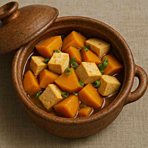 Braised Squash and Tofu