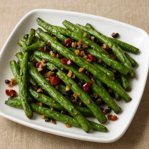 Sichuan Dry-Fried Green Beans