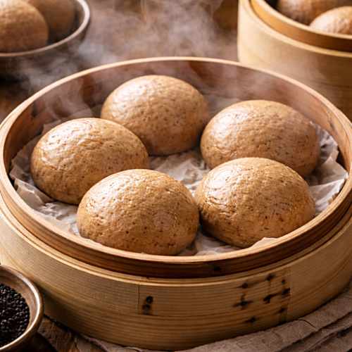 Whole Wheat Mantou